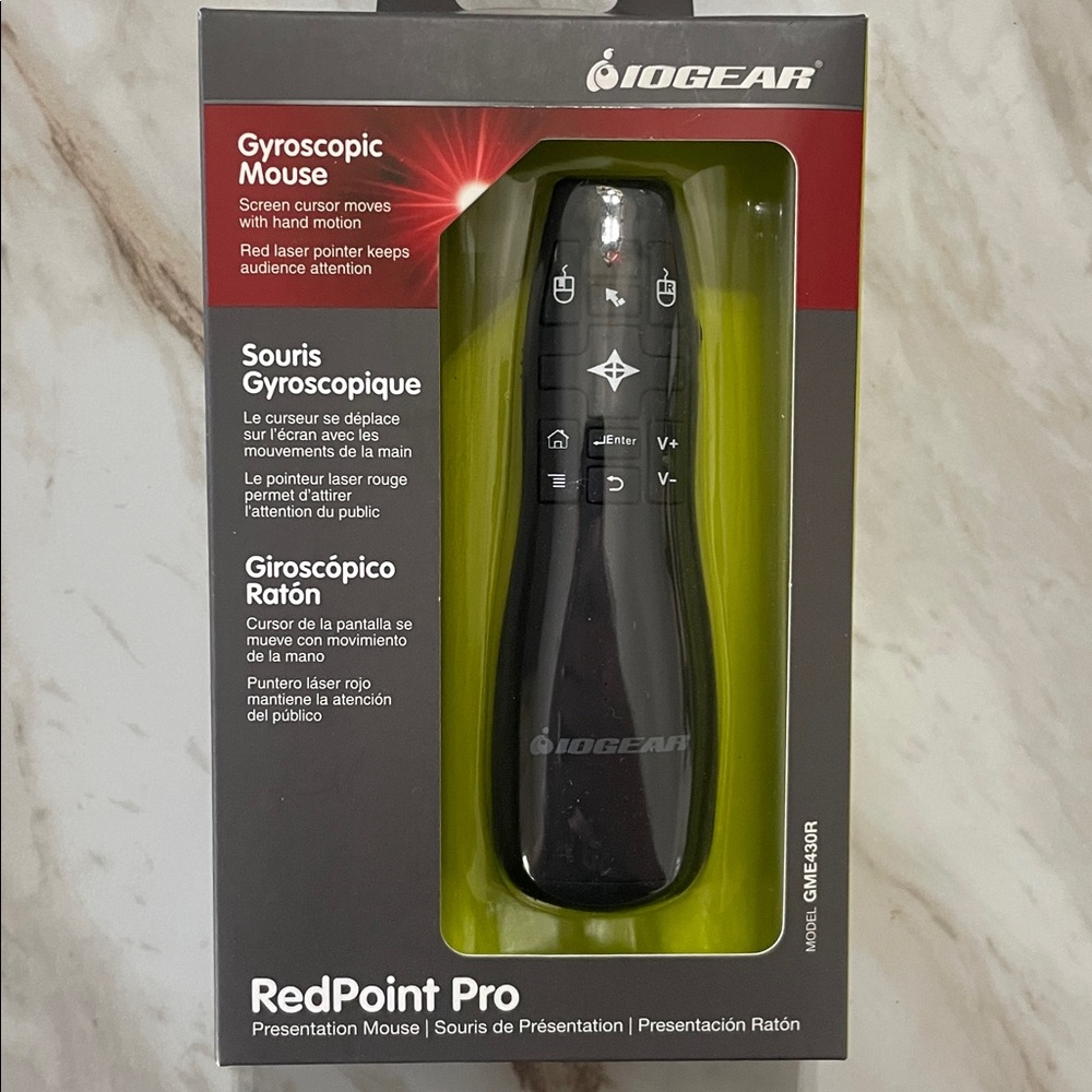 IOGEAR Gyroscopic Mouse. NEW Sealed